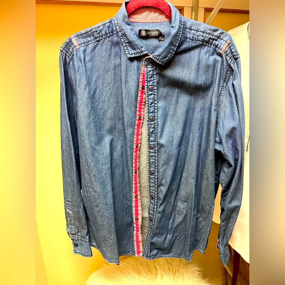 Smash Button Down Long Sleeve Shirt